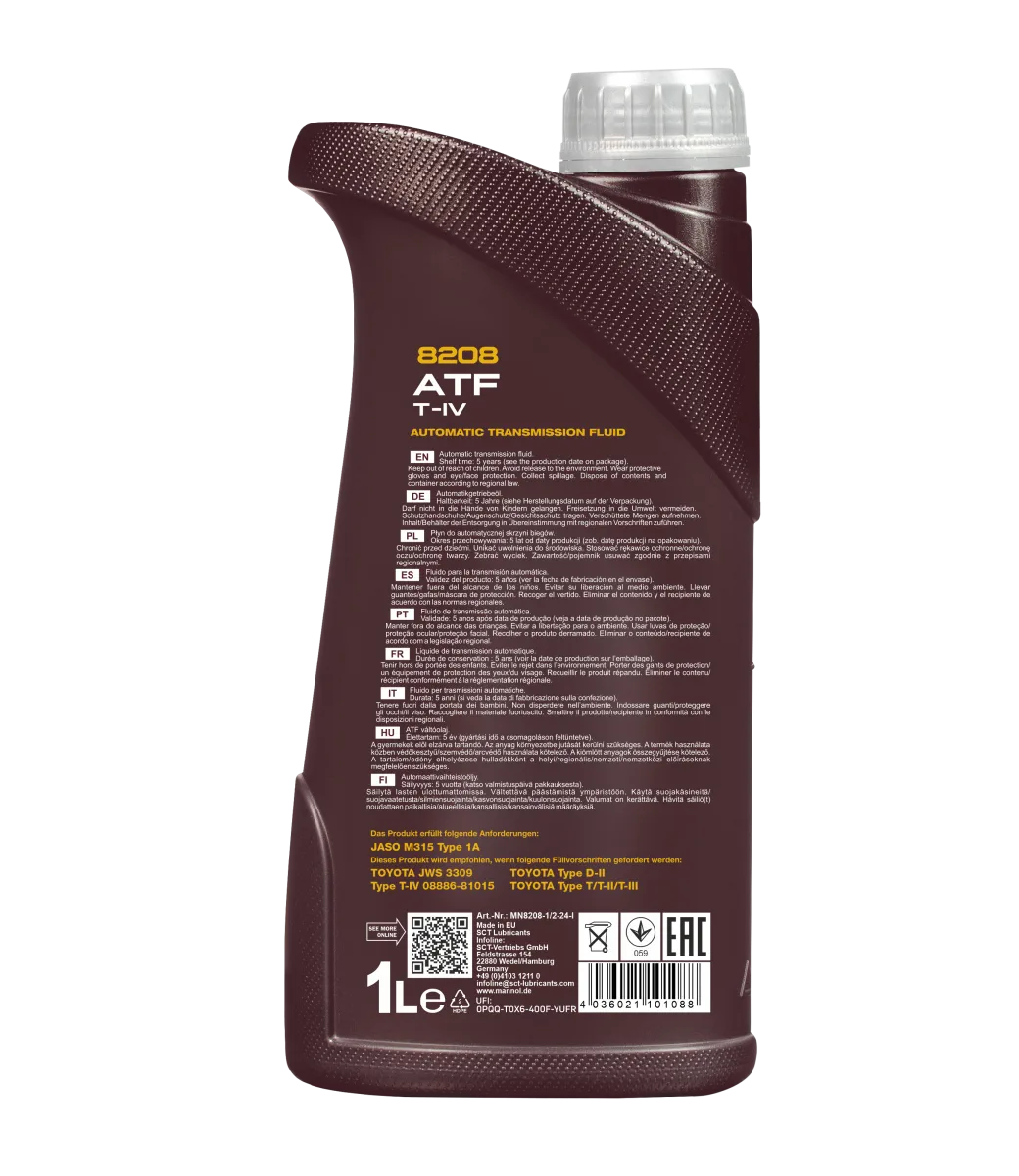 MANNOL ATF T-IV 8208 صورة المنتج 2