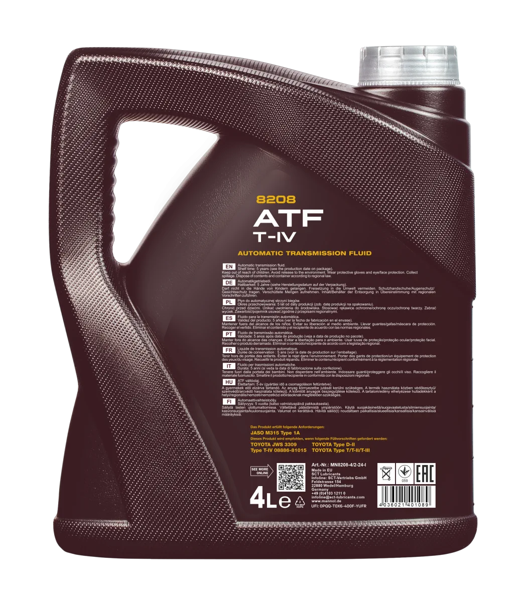 MANNOL ATF T-IV 8208 4L product image 2