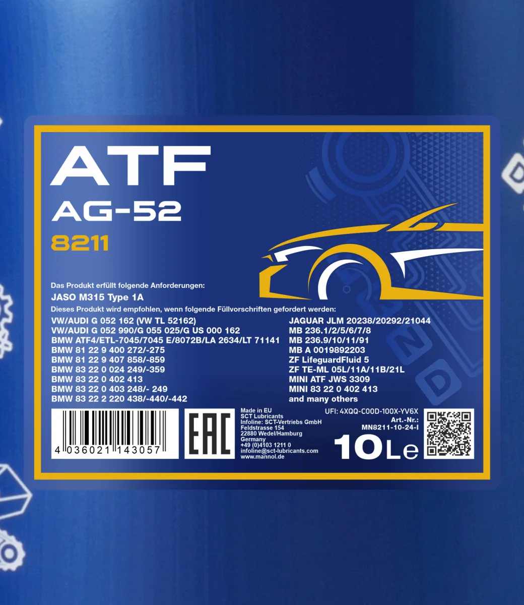 MANNOL ATF AG52 8211 10L product image 2