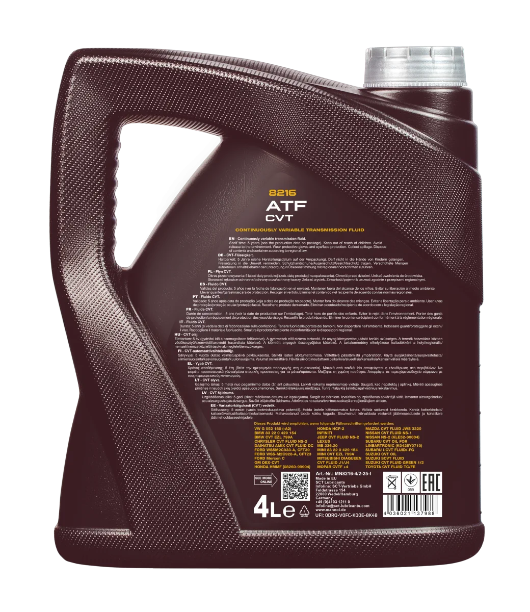 MANNOL ATF CVT 8216 4 L product image 2