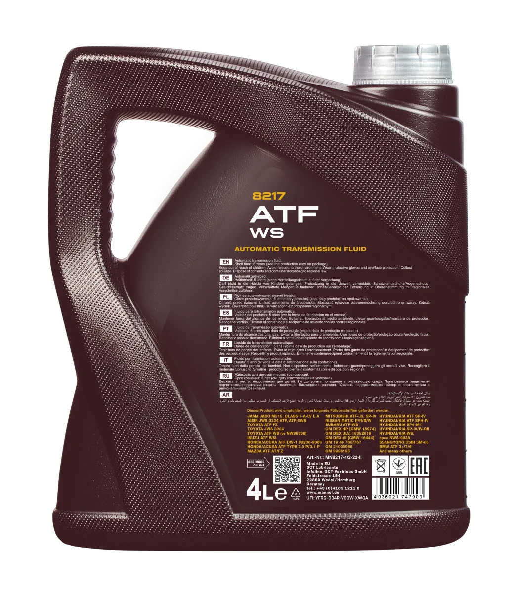 MANNOL ATF-WS 8217 4L product image 2