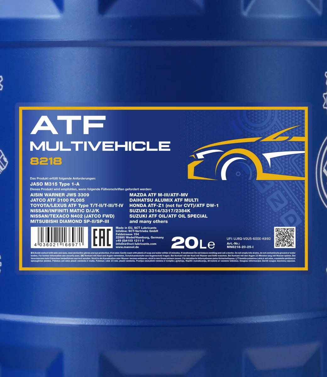 MANNOL ATF Multivehicle JWS 3309 8218 20L product image 2