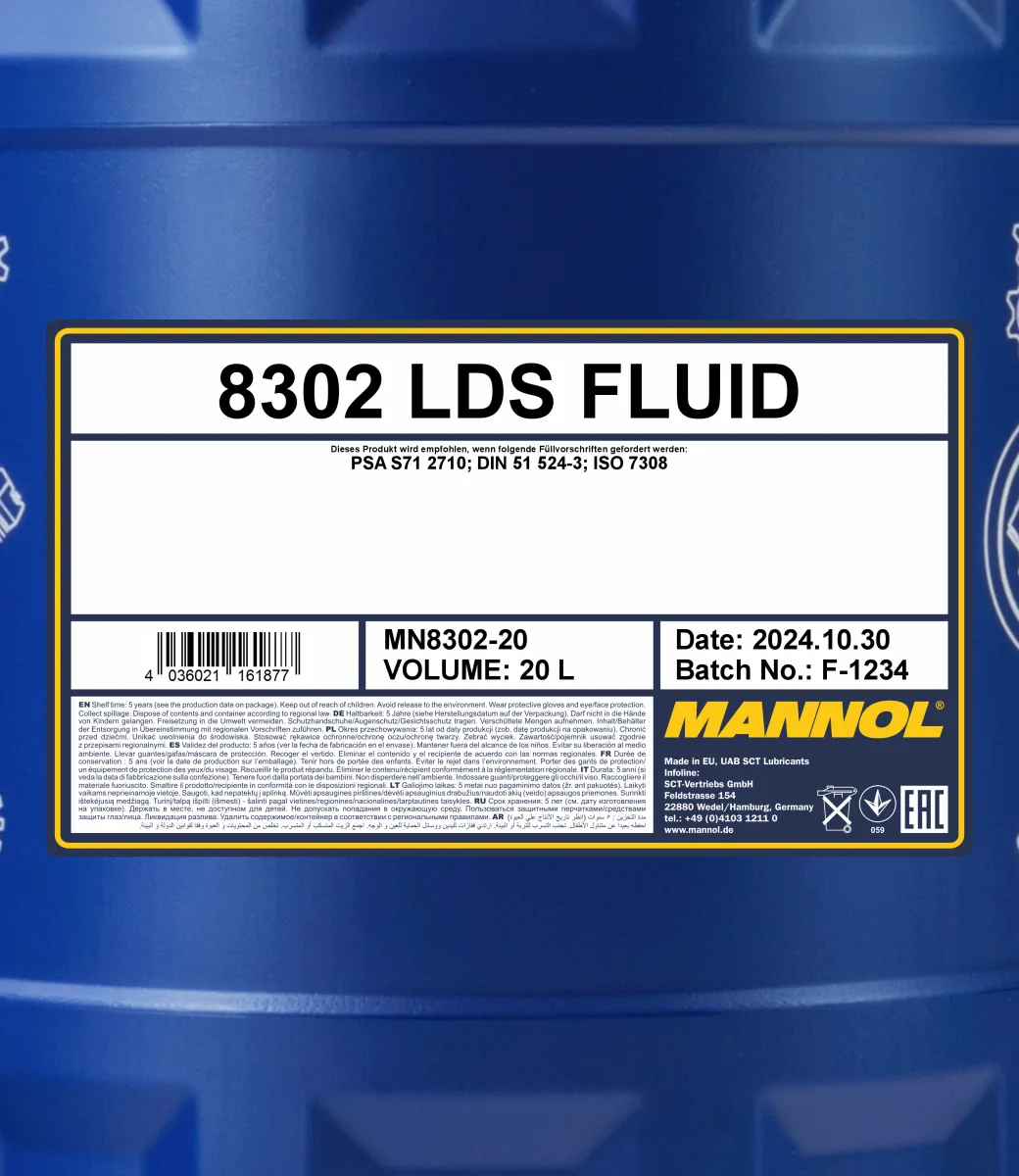 MANNOL LDS Fluid 8302 صورة المنتج 2