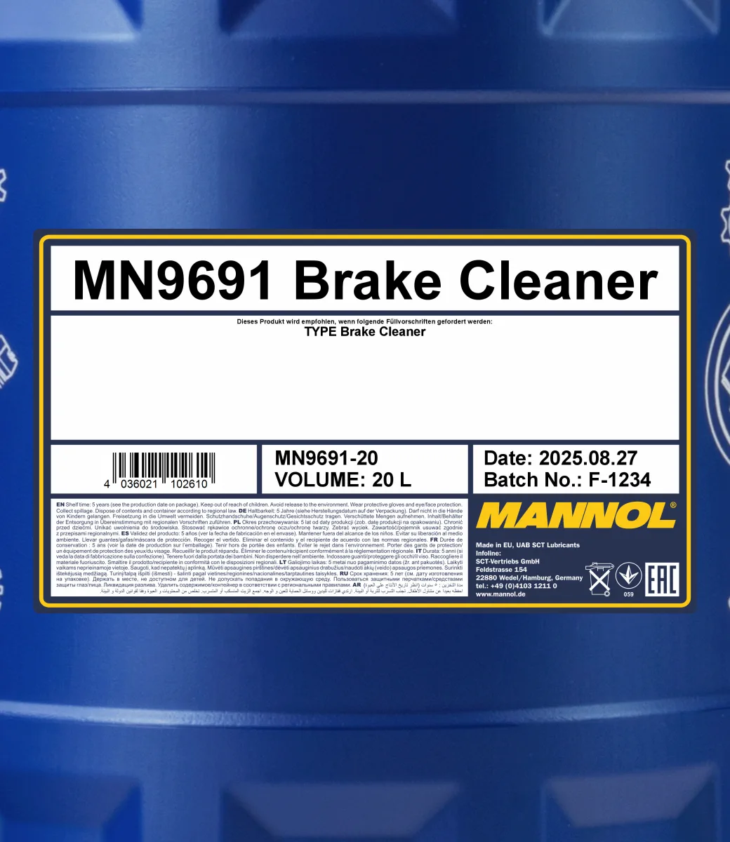 MANNOL Brake Cleaner 9691 صورة المنتج 2
