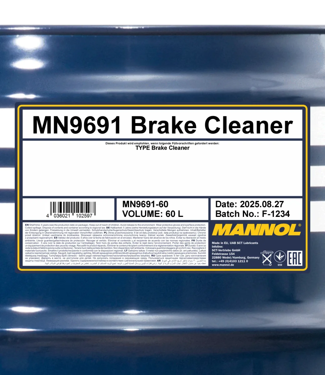 MANNOL Brake Cleaner 9691 60 L product image 2